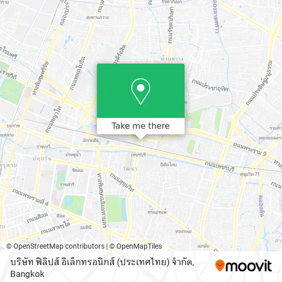 บริษัท ฟิลิปส์ อิเล็กทรอนิกส์ (ประเทศไทย) จำกัด map