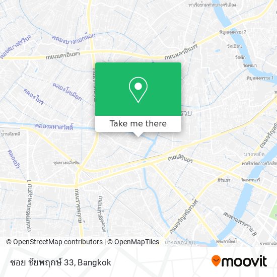 ซอย ชัยพฤกษ์ 33 map
