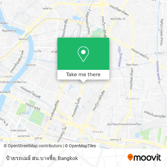 ป้ายรถเมล์ สน.บางซื่อ map