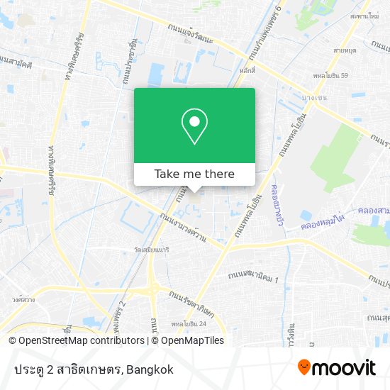 ประตู 2 สาธิตเกษตร map