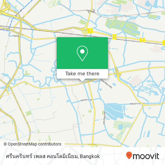 ศรีนครินทร์ เพลส คอนโดมิเนียม map