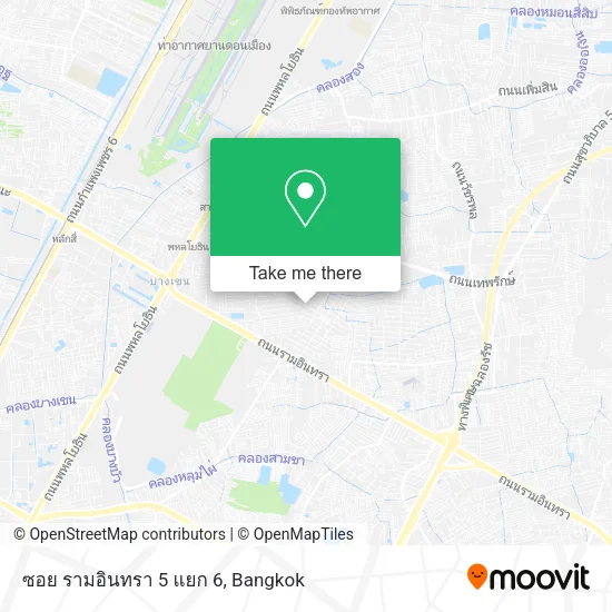 ซอย รามอินทรา 5 แยก 6 map