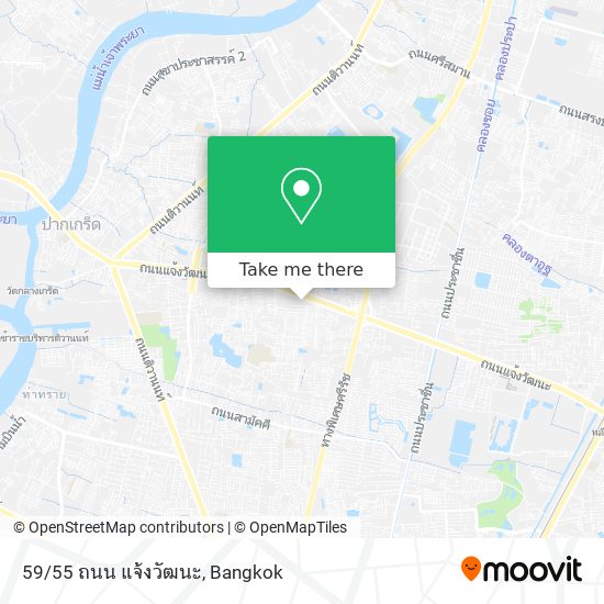 59/55 ถนน แจ้งวัฒนะ map