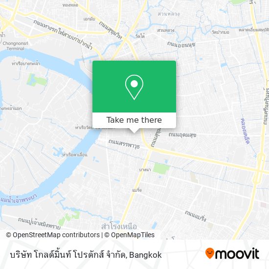 บริษัท โกลด์มิ้นท์ โปรดักส์ จำกัด map