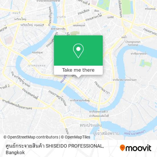 ศูนย์กระจายสินค้า SHISEIDO PROFESSIONAL map