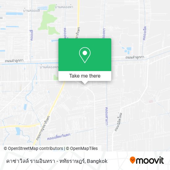 คาซ่าวิลล์ รามอินทรา - หทัยราษฎร์ map