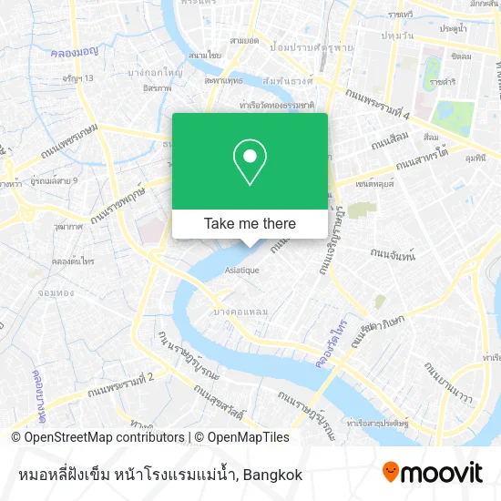 หมอหลี่ฝังเข็ม หน้าโรงแรมแม่น้ำ map