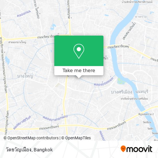 วัดขวัญเมือง map