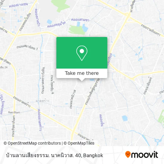 บ้านลานเสียงธรรม.  นาคนิวาส. 40 map