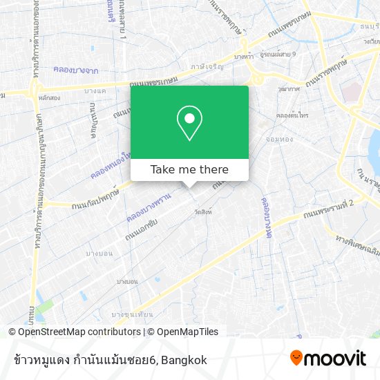 ข้าวหมูแดง กำนันแม้นซอย6 map