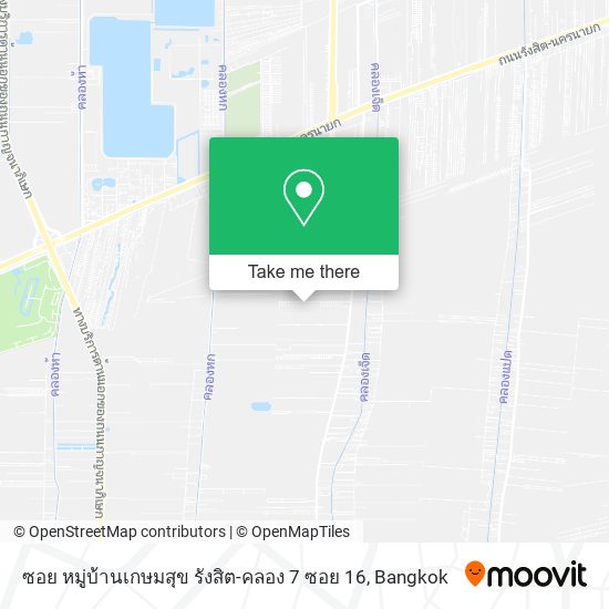 ซอย หมู่บ้านเกษมสุข รังสิต-คลอง 7 ซอย 16 map