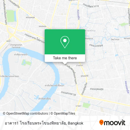 อาคาร1 โรงเรียนพระโขนงพิทยาลัย map