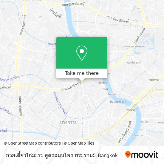 ก๋วยเตี๋ยวไก่มะระ สูตรสมุนไพร พระราม5 map