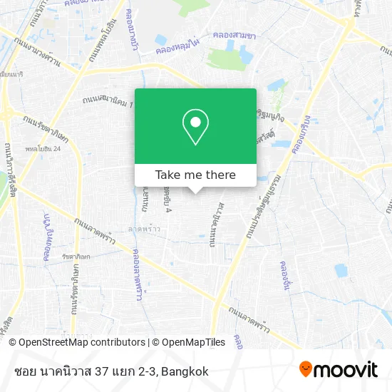ซอย นาคนิวาส 37 แยก 2-3 map