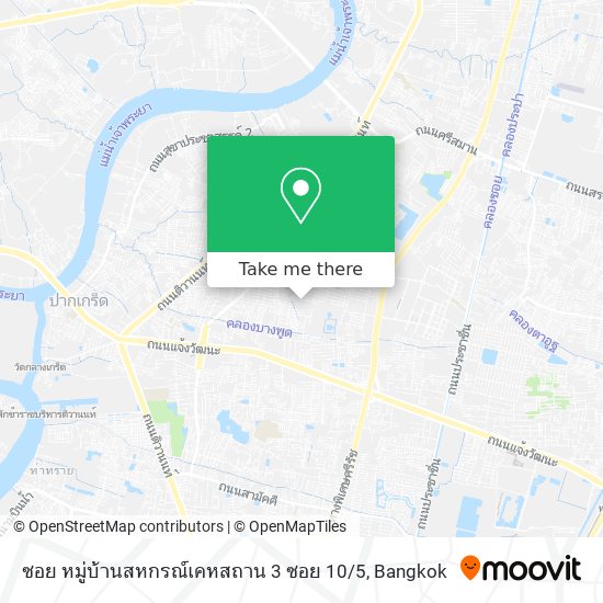 ซอย หมู่บ้านสหกรณ์เคหสถาน 3 ซอย 10 / 5 map