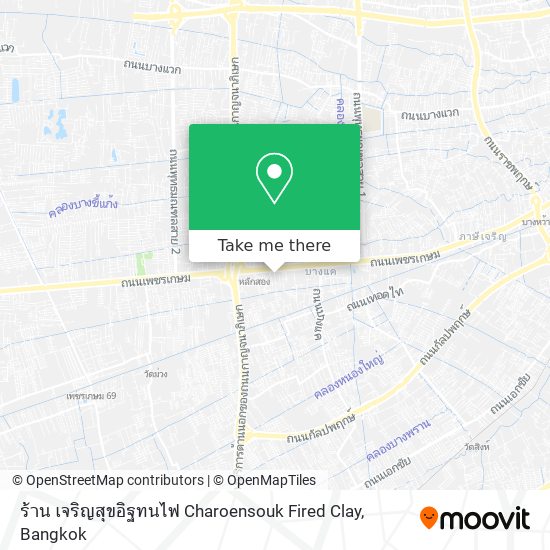 ร้าน เจริญสุขอิฐทนไฟ Charoensouk Fired Clay map