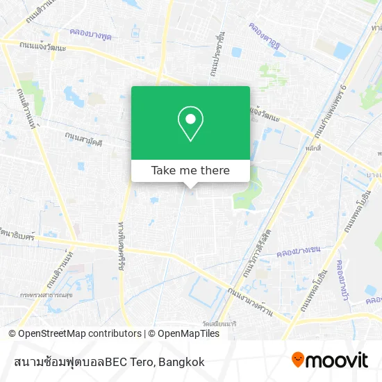สนามซ้อมฟุตบอลBEC Tero map