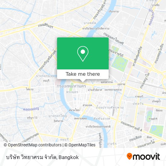 บริษัท วิทยาศรม จำกัด map