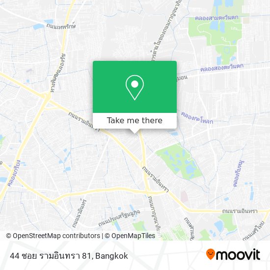 44 ซอย รามอินทรา 81 map