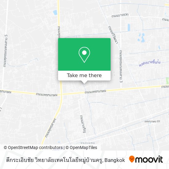 ตึกระเอิบชัย วิทยาลัยเทคโนโลยีหมู่บ้านครู map