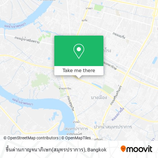 ขึ้นด่านกาญจนาภิเษก(สมุทรปราการ) map