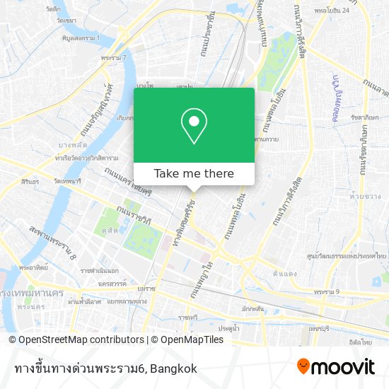 ทางขึ้นทางด่วนพระราม6 map