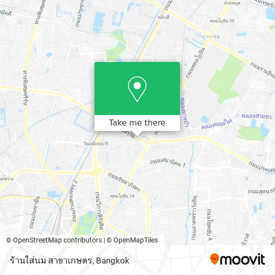 ร้านใส่นม สาขาเกษตร map