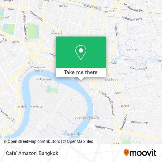 Cafe' Amazon map