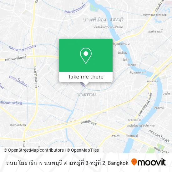 ถนน โยธาธิการ นนทบุรี สายหมู่ที่ 3-หมู่ที่ 2 map