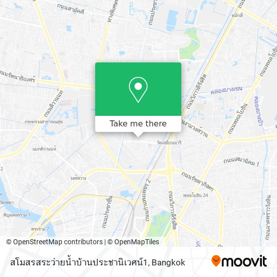 สโมสรสระว่ายนํ้าบ้านประชานิเวศน์1 map