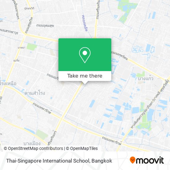 Thai-Singapore International School map