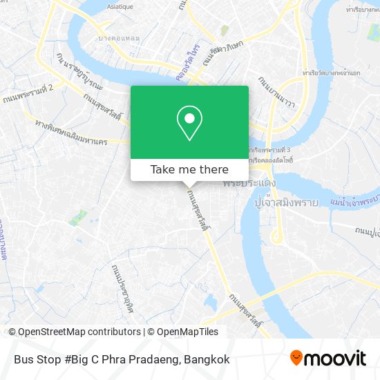 Bus Stop #Big C Phra Pradaeng map