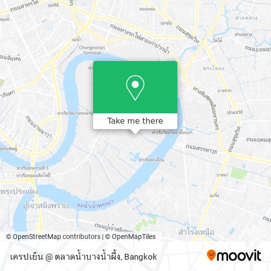 เครปเย็น @ ตลาดน้ำบางน้ำผึ้ง map