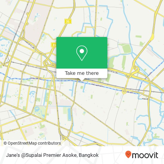 Jane's @Supalai Premier Asoke map