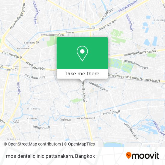mos dental clinic pattanakarn map