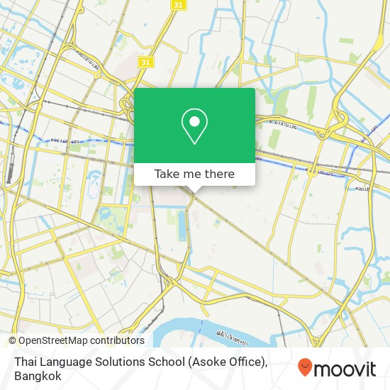 Thai Language Solutions School (Asoke Office) map
