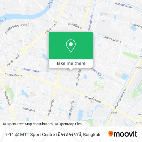 7-11 @ MTT Sport Centre เมืองทองธานี map