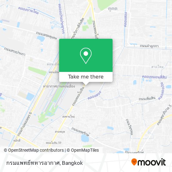 กรมแพทย์ทหารอากาศ map