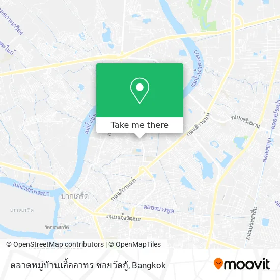 ตลาดหมู่บ้านเอื้ออาทร ซอยวัดกู้ map