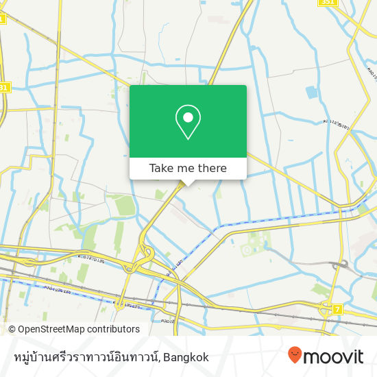 หมู่บ้านศรีวราทาวน์อินทาวน์ map