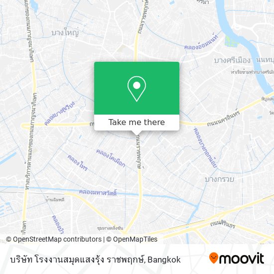 บริษัท โรงงานสมุดแสงรุ้ง ราชพฤกษ์ map