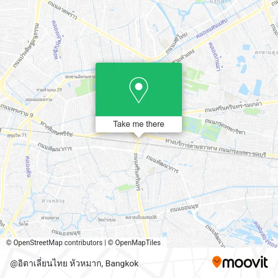 @อิตาเลี่ยนไทย หัวหมาก map