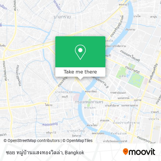 ซอย หมู่บ้านแสงทองวิลล่า map