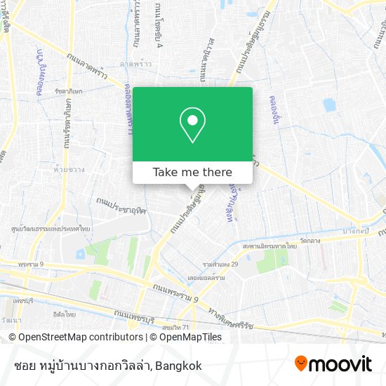 ซอย หมู่บ้านบางกอกวิลล่า map