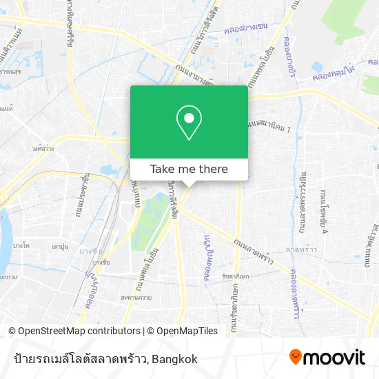 ป้ายรถเมล์โลตัสลาดพร้าว map