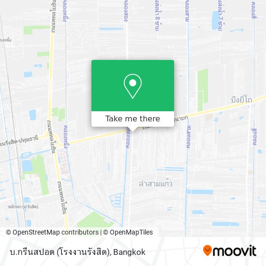 บ.กรีนสปอต (โรงงานรังสิต) map