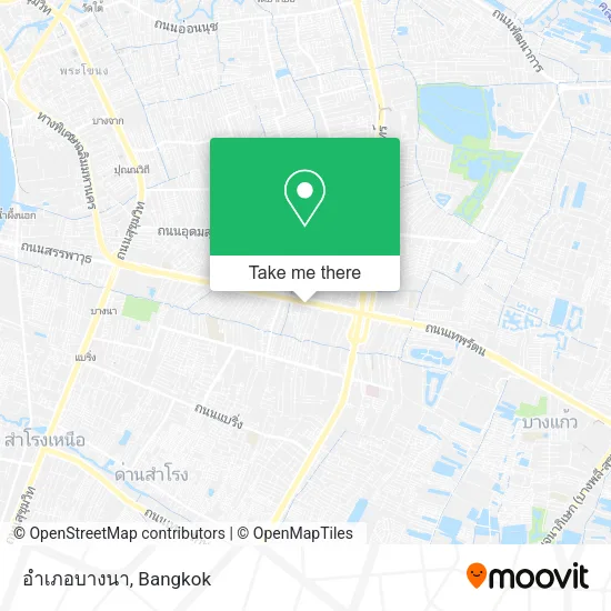 อำเภอบางนา map