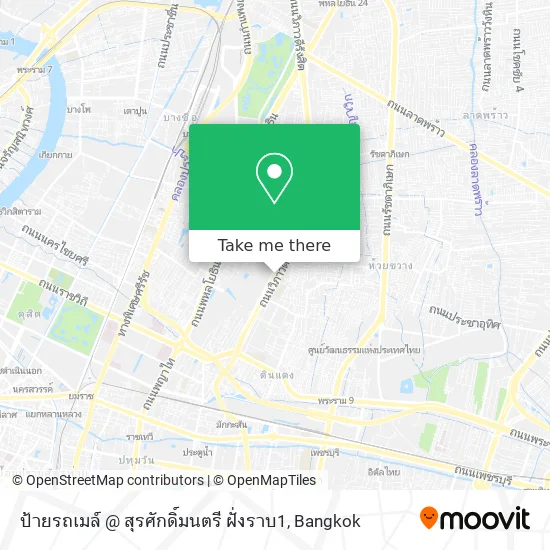 ป้ายรถเมล์ @ สุรศักดิ์มนตรี ฝั่งราบ1 map