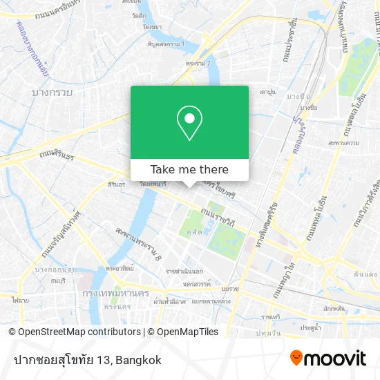 ปากซอยสุโขทัย 13 map