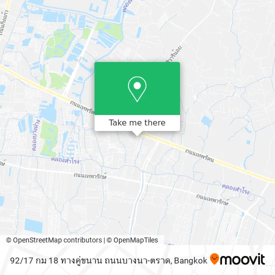 92 / 17 กม 18 ทางคู่ขนาน ถนนบางนา-ตราด map